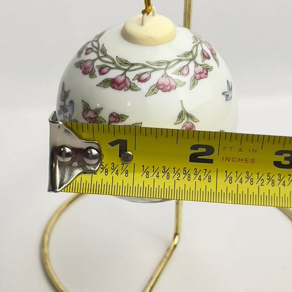 1989 Hutschenreuther Germany Porcelain Ornament Golden Lion Crest, Floral - Picture 8 of 8